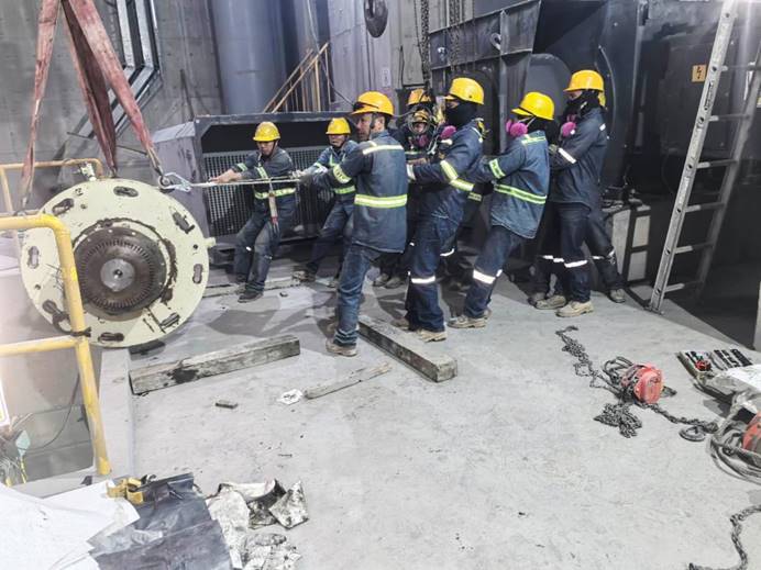 米拉多銅礦廢石運(yùn)行系統(tǒng)停產(chǎn)檢修完成