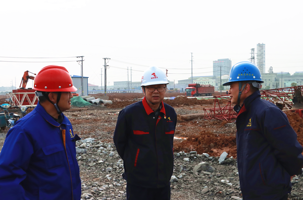 公司黨委書記王伍升到銅基新材料項目檢查指導(dǎo)工作 公司黨委書記王伍升到銅基新材料項目檢查指導(dǎo)工作