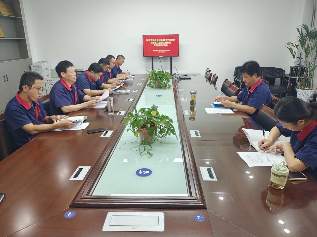 公司各黨支部召開學習貫徹習近平新時代中國特色社會主義思想主題教育專題組織生活會 公司各黨支部召開學習貫徹習近平新時代中國特色社會主義思想主題教育專題組織生活會